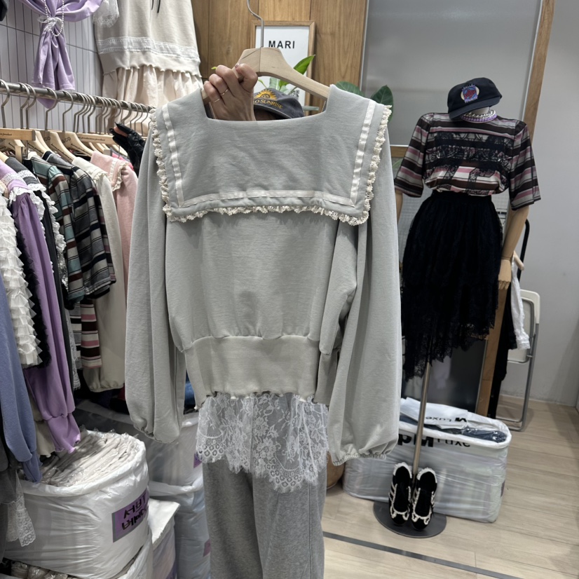 MARI CO韓國東大門代購女士新品熱賣推薦職業襯衫蕾絲衫MARI CO襯衫/蕾絲衫