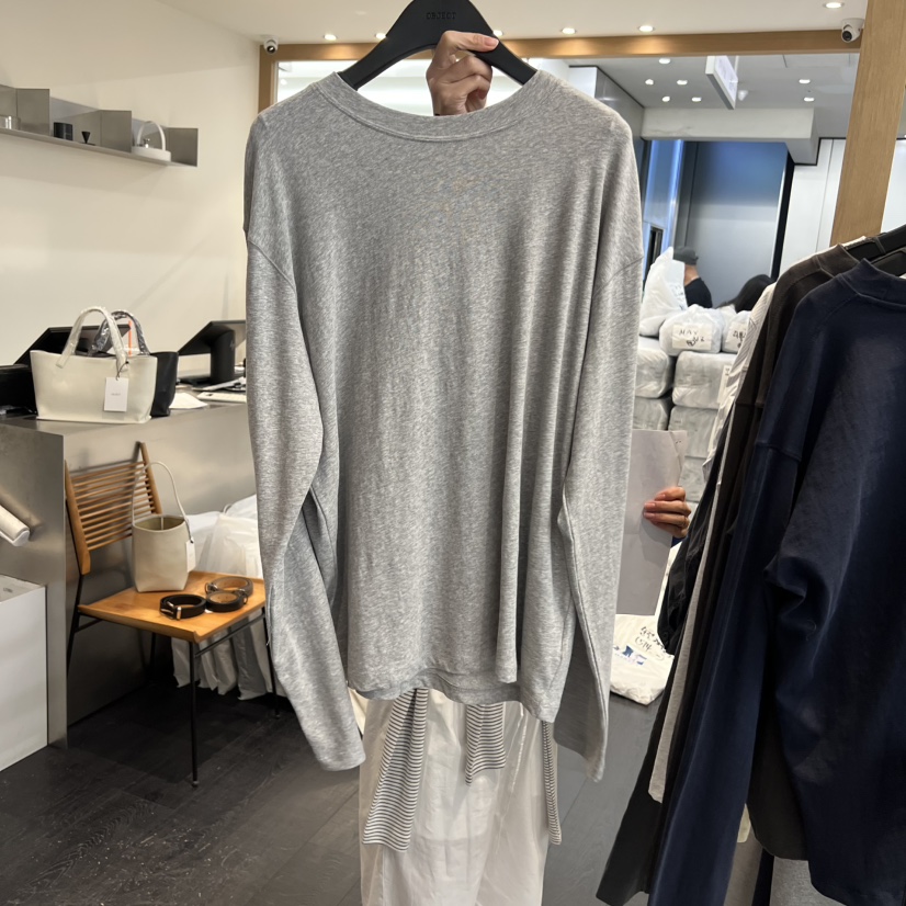 OBJECT韓國東大門代購女裝新品推薦熱賣人氣26春夏長袖T恤OBJECT長袖T恤圖色2