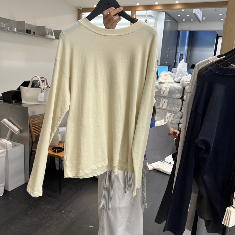 OBJECT韓國東大門代購女裝新品推薦熱賣人氣26春夏長袖T恤OBJECT長袖T恤圖色4