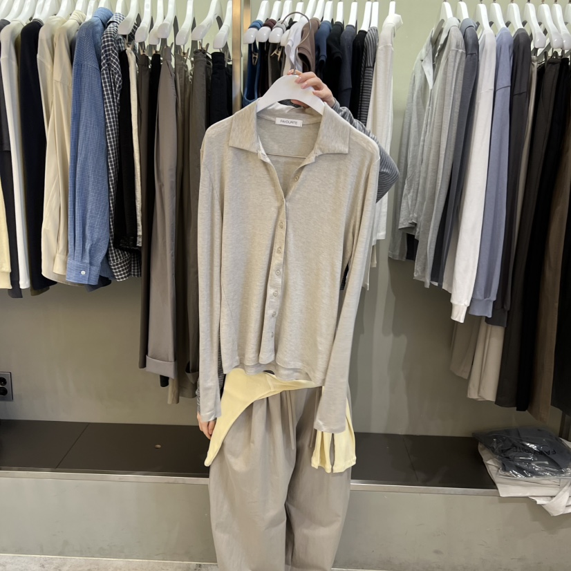 FAVE/FAVOURITE韓國東大門代購女裝新款休閑時尚長袖T恤FAVE/FAVOURITE長袖T恤圖色2