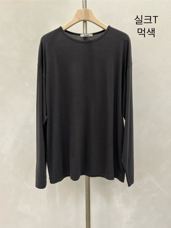 KONI/LAKE-A韓國直郵實拍女士新款職業熱賣26春夏長袖T恤KONI/LAKE-A長袖T恤圖色1墨色