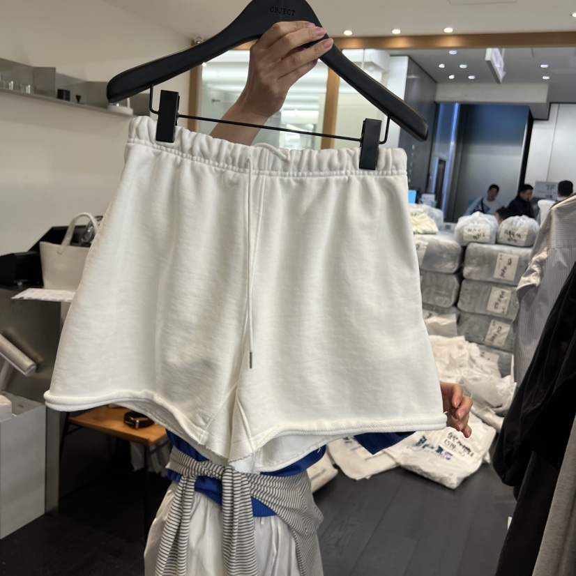 OBJECT韓國東大門代購女裝新品26春夏熱賣職業時尚短褲毛圈OBJECT短褲圖色3
