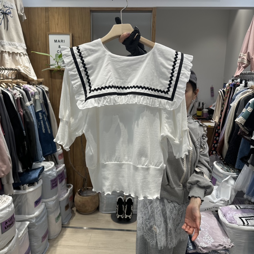 MARI CO韓國東大門代購女士新款推薦休閑人氣職業26春夏T恤MARI COT恤