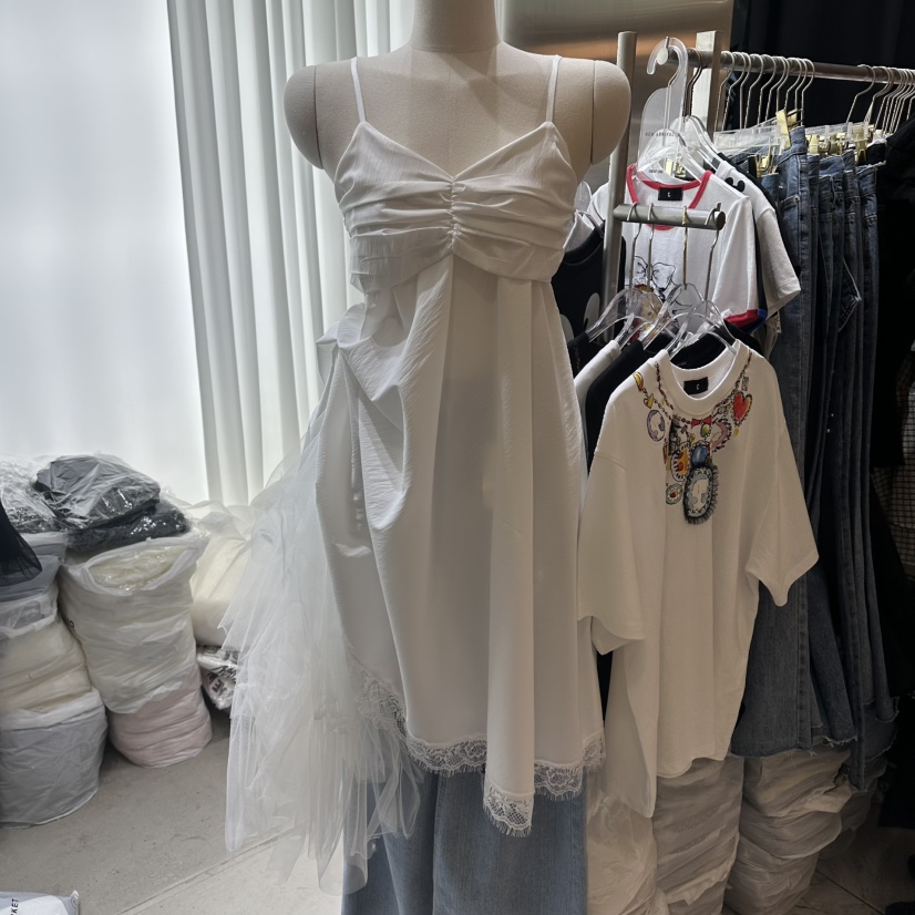 CHEAP-CHIC韓國直郵女裝新品推薦熱賣26春夏連衣裙不對稱CHEAP-CHIC/CHARLES THE SECOND連衣裙圖色1