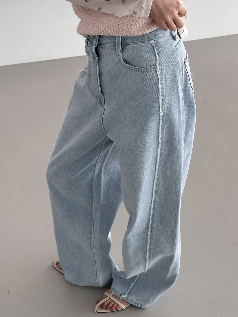 HOWDY韓國直郵女裝新品職業熱賣人氣休閑26春夏時尚牛仔褲HOWDY牛仔褲