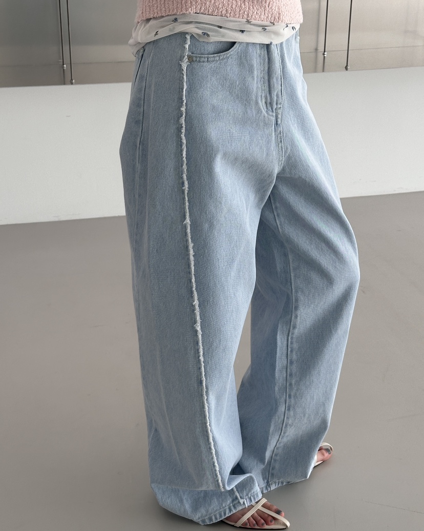 HOWDY韓國直郵女裝新品職業熱賣人氣休閑26春夏時尚牛仔褲HOWDY牛仔褲