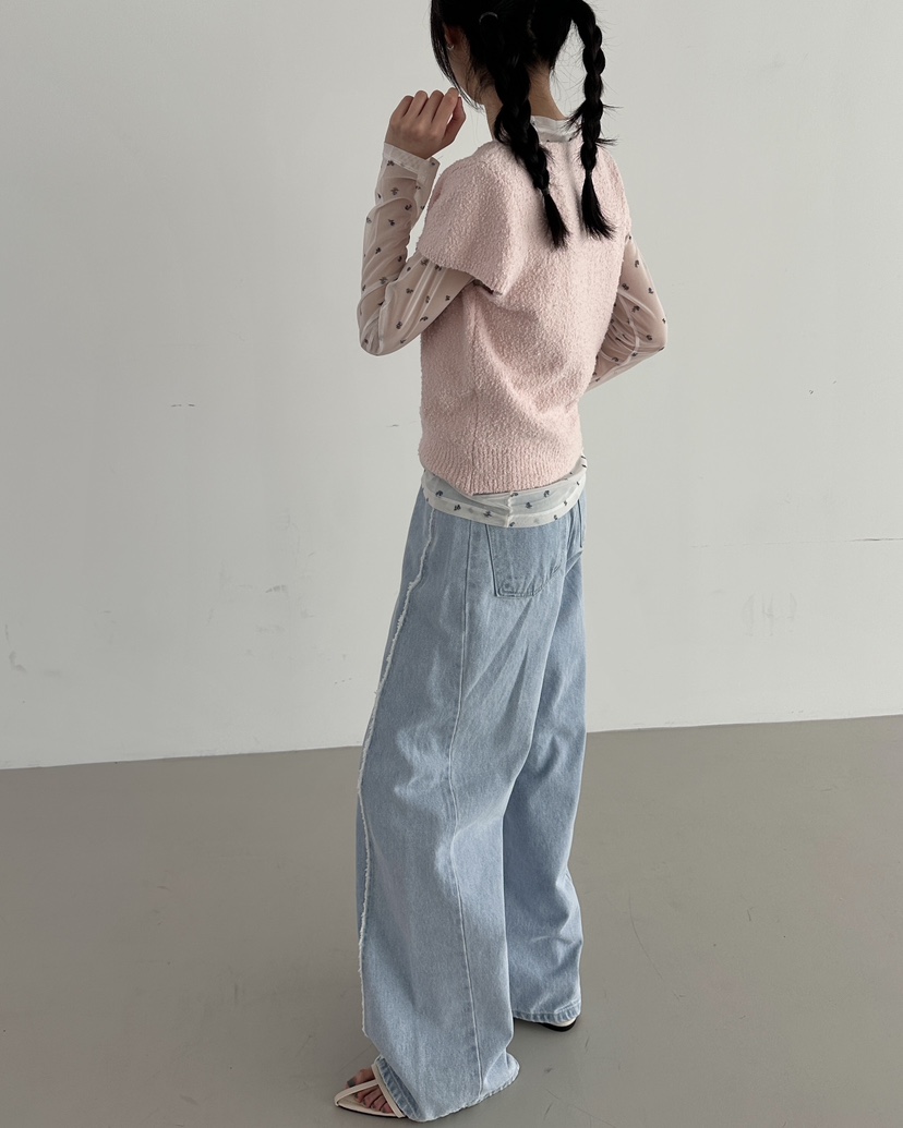 HOWDY韓國直郵女裝新品職業熱賣人氣休閑26春夏時尚牛仔褲HOWDY牛仔褲