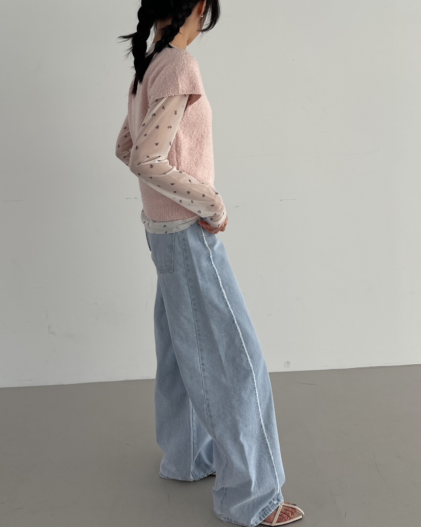 HOWDY韓國直郵女裝新品職業熱賣人氣休閑26春夏時尚牛仔褲HOWDY牛仔褲