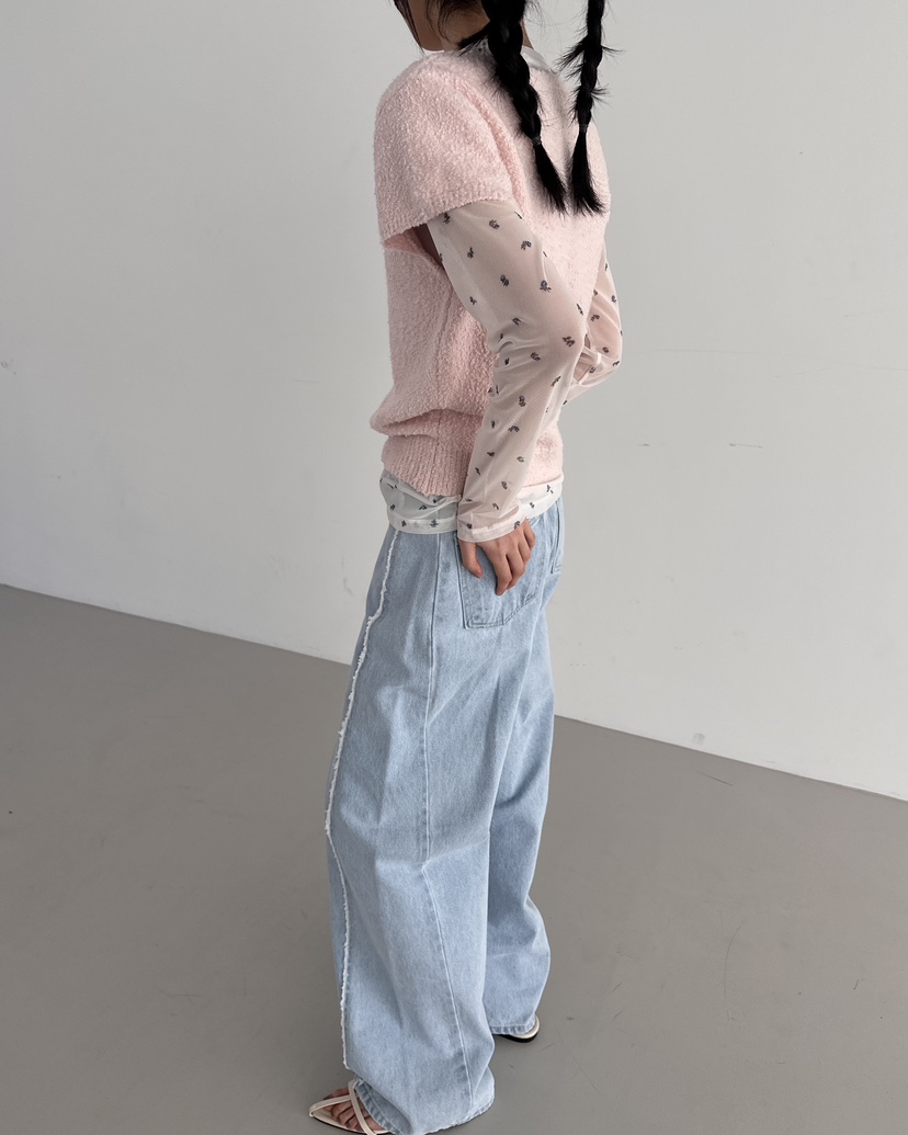 HOWDY韓國直郵女裝新品職業熱賣人氣休閑26春夏時尚牛仔褲HOWDY牛仔褲