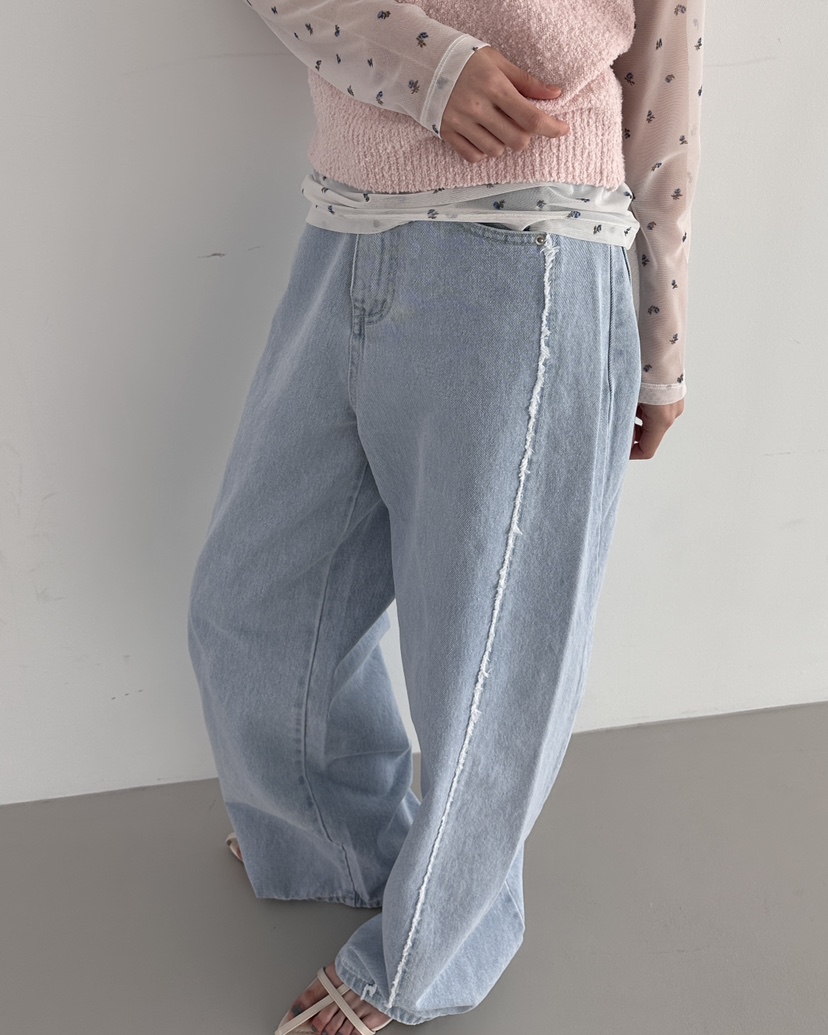 HOWDY韓國直郵女裝新品職業熱賣人氣休閑26春夏時尚牛仔褲HOWDY牛仔褲