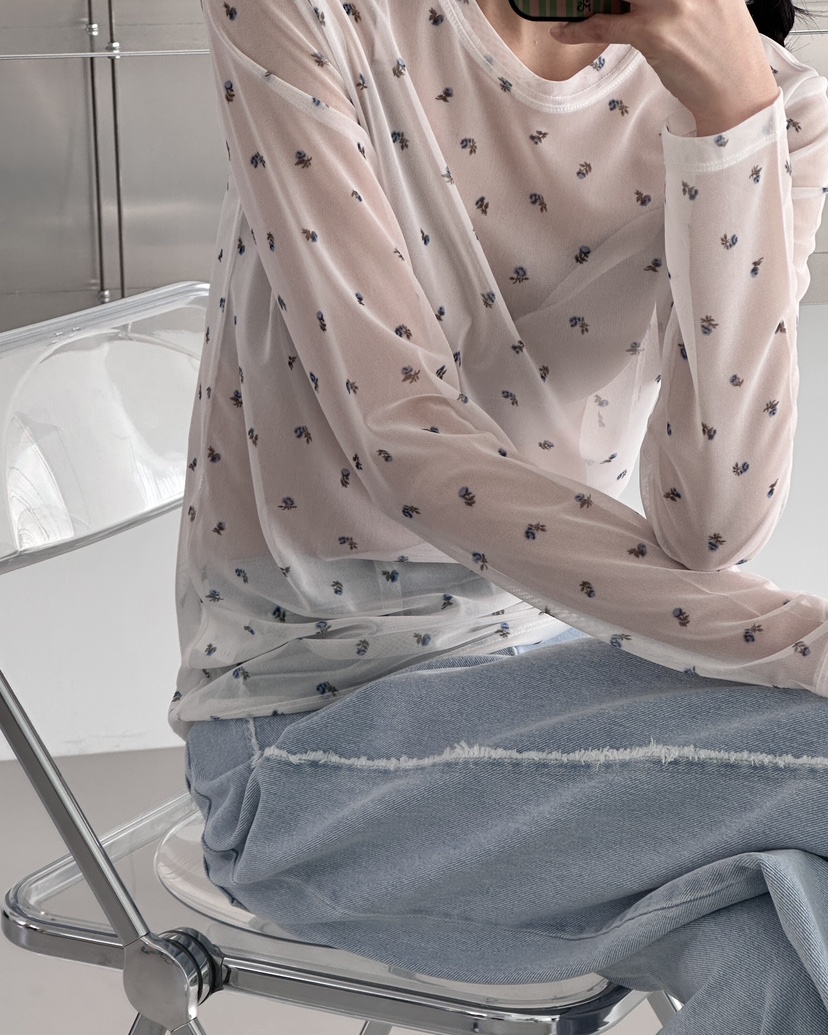 HOWDY韓國直郵女士新品26春夏熱賣人氣推薦職業休閑長袖T恤HOWDY長袖T恤