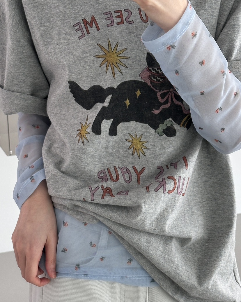 HOWDY韓國直郵女士新品26春夏熱賣人氣推薦職業休閑長袖T恤HOWDY長袖T恤