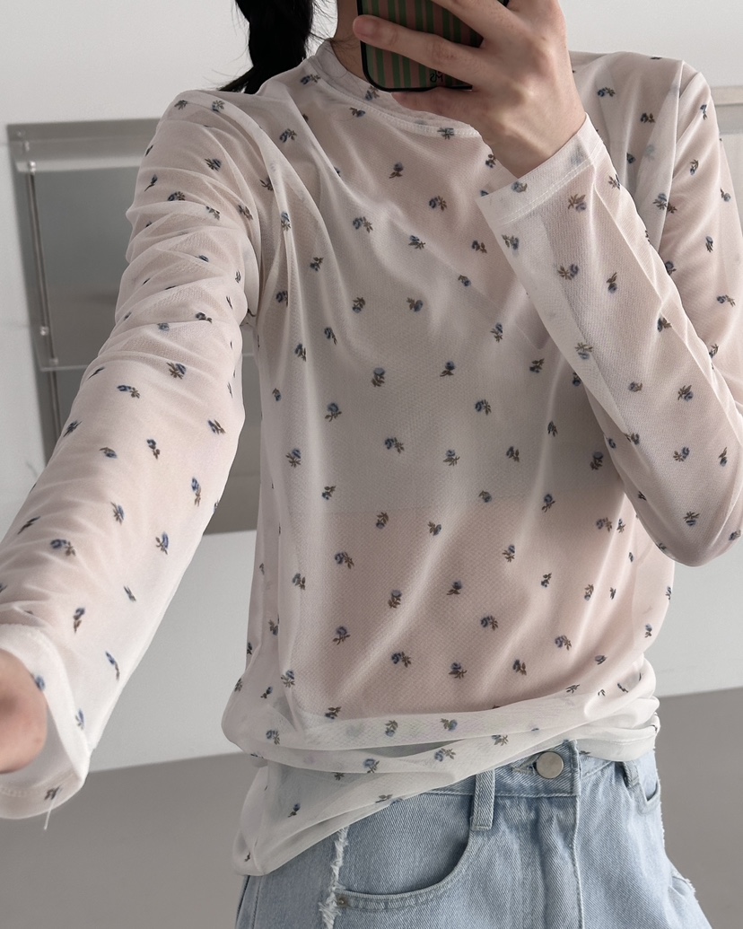 HOWDY韓國直郵女士新品26春夏熱賣人氣推薦職業休閑長袖T恤HOWDY長袖T恤圖色1