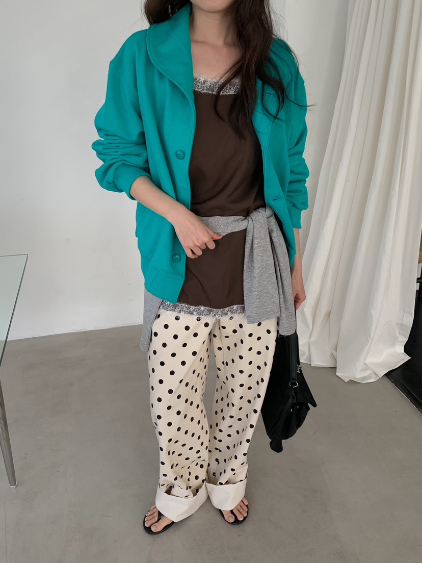 CAMEL-P韓國直郵女士新款職業休閑褲條紋Came_l 家休閑褲