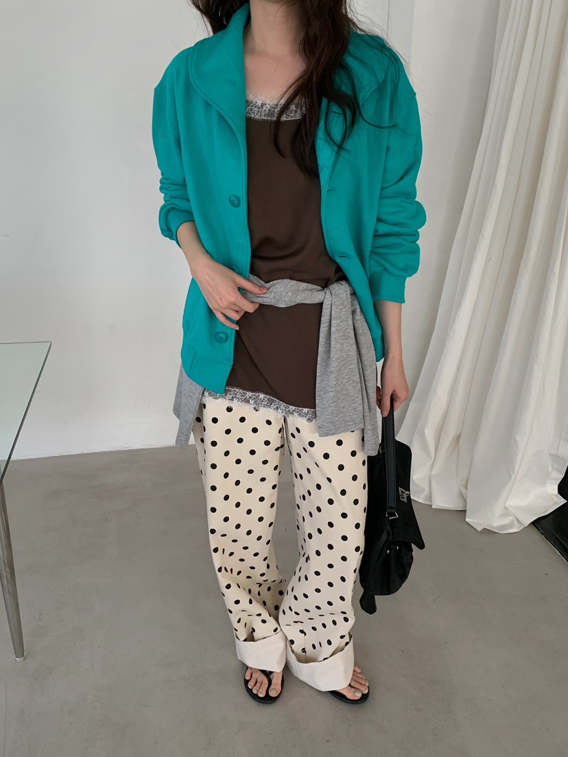 CAMEL-P韓國直郵女士新款職業休閑褲條紋Came_l 家休閑褲