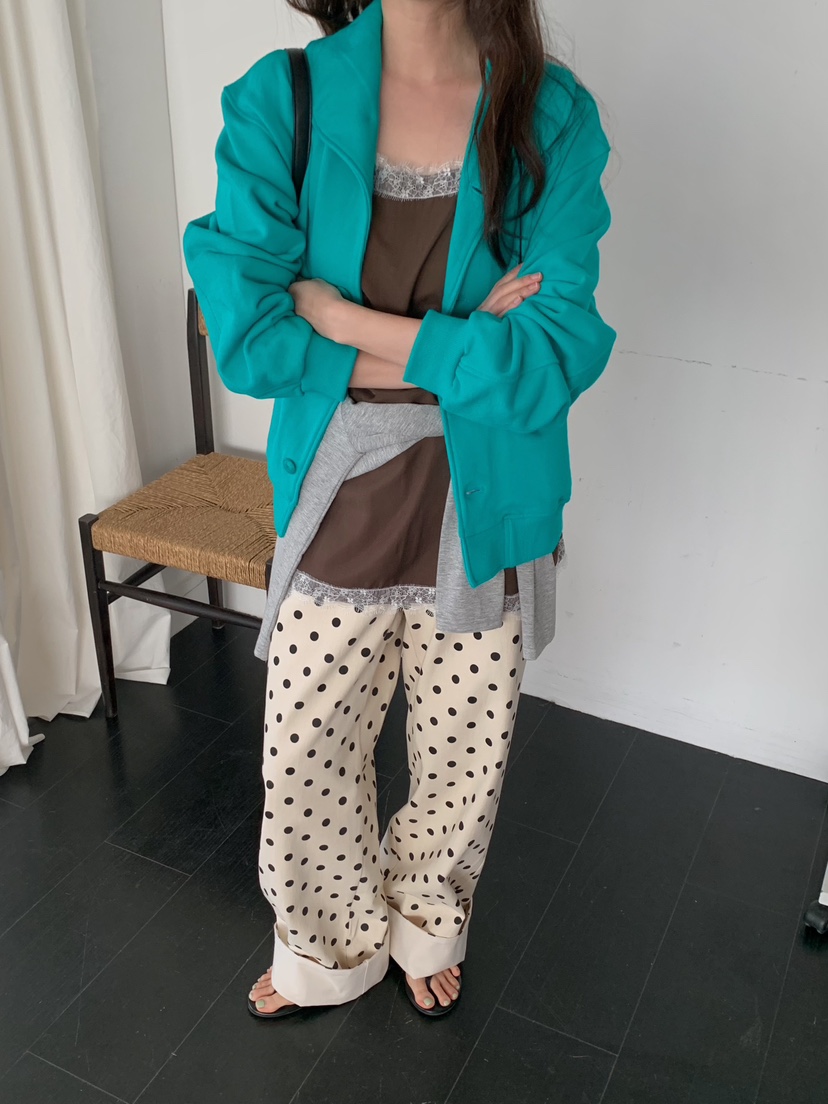 CAMEL-P韓國直郵女士新款職業休閑褲條紋Came_l 家休閑褲