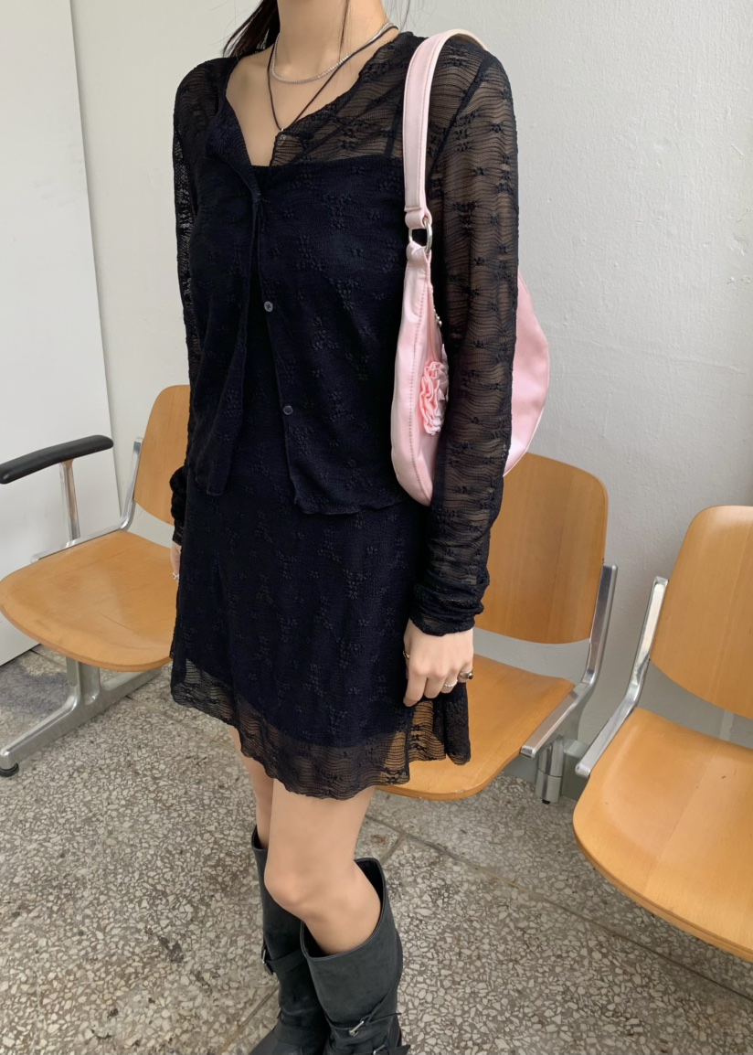 OUPPT韓國直郵女士新款人氣時尚熱賣推薦26春夏職業連衣裙OUPPT連衣裙