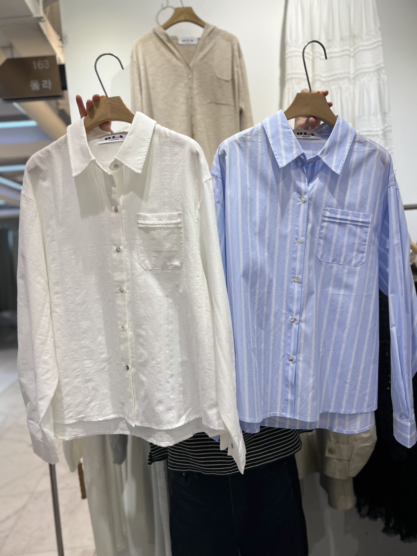 OLA韓國東大門代購女士新款人氣推薦時尚26春夏襯衫蕾絲衫mellor/OLA襯衫/蕾絲衫