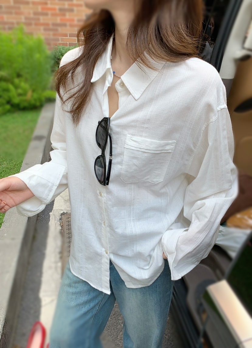 OLA韓國東大門代購女士新款人氣推薦時尚26春夏襯衫蕾絲衫mellor/OLA襯衫/蕾絲衫