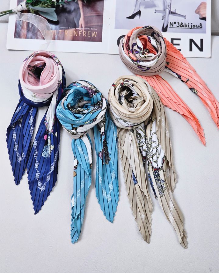 N3韓國直郵女裝新款休閑時尚熱賣人氣推薦圍巾披肩流蘇褶皺N3圍巾/披肩