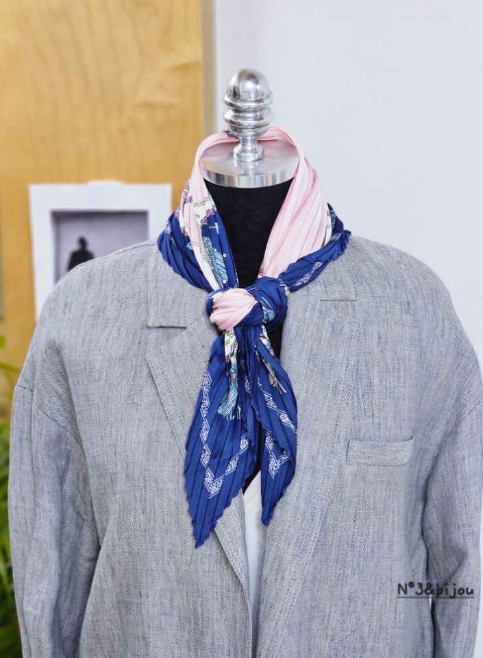 N3韓國直郵女裝新款休閑時尚熱賣人氣推薦圍巾披肩流蘇褶皺N3圍巾/披肩圖色1