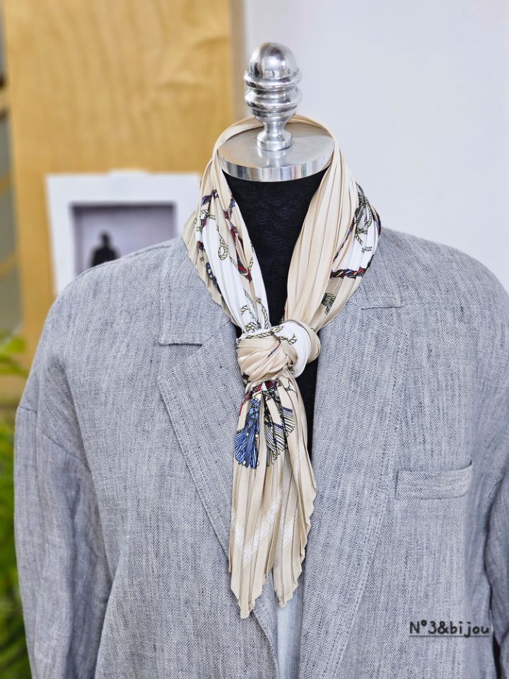 N3韓國直郵女裝新款休閑時尚熱賣人氣推薦圍巾披肩流蘇褶皺N3圍巾/披肩圖色3