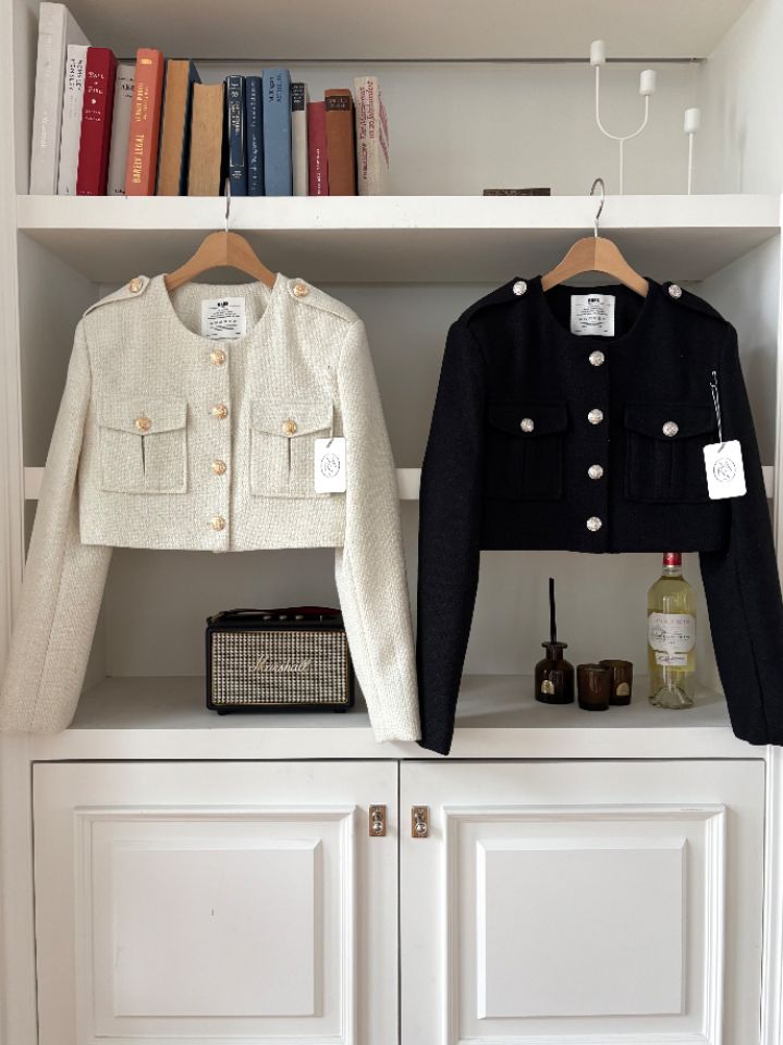 mars韓國東大門直郵女裝新款職業26春夏時尚人氣夾克粗花呢mars夾克