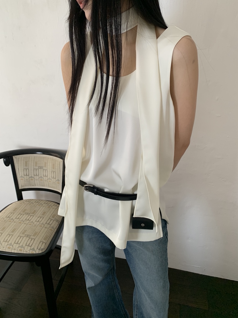 MURMUR韓國代購女士新款休閑26春夏熱賣推薦吊帶背心含腰帶MURMUR吊帶/背心