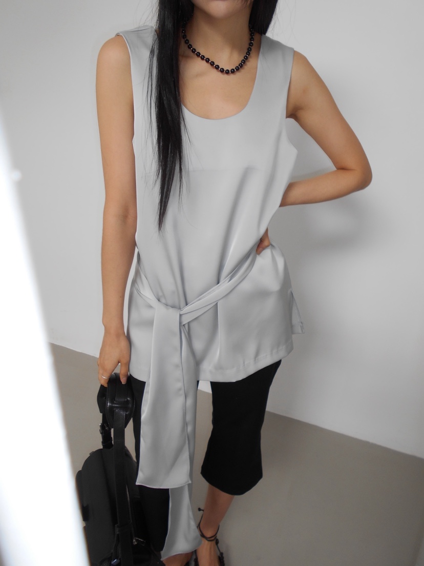 MURMUR韓國代購女士新款休閑26春夏熱賣推薦吊帶背心含腰帶MURMUR吊帶/背心