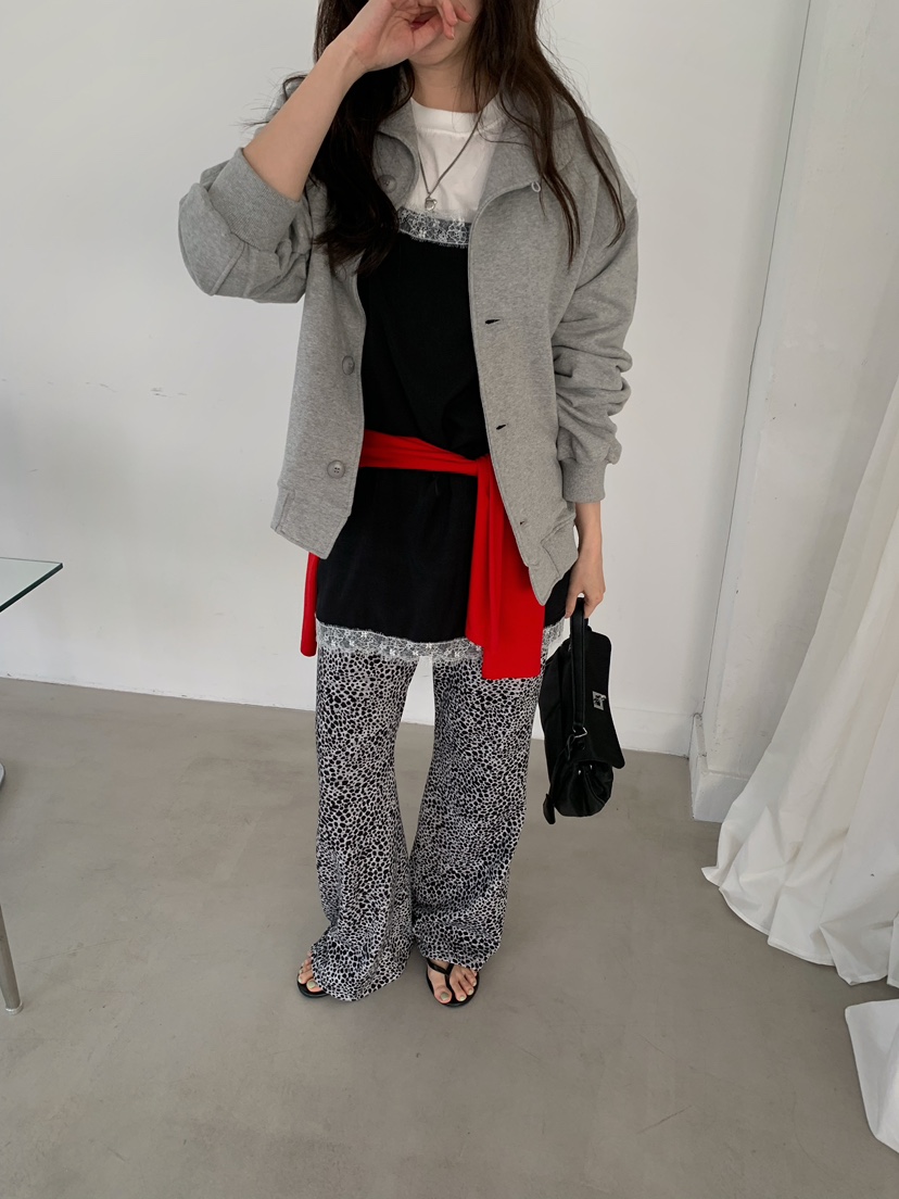 CAMEL-P韓國代購女裝新品人氣休閑褲豹紋Came_l 家休閑褲