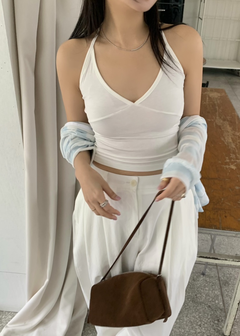 OUPPT韓國直郵女裝新品推薦熱賣休閑時尚26春夏職業吊帶背心OUPPT吊帶/背心