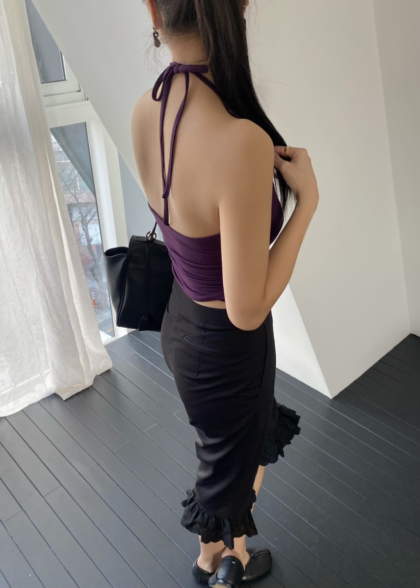 OUPPT韓國直郵女裝新品推薦熱賣休閑時尚26春夏職業吊帶背心OUPPT吊帶/背心