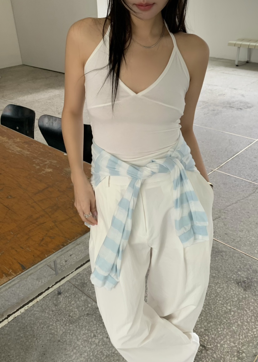 OUPPT韓國直郵女裝新品推薦熱賣休閑時尚26春夏職業吊帶背心OUPPT吊帶/背心圖色1