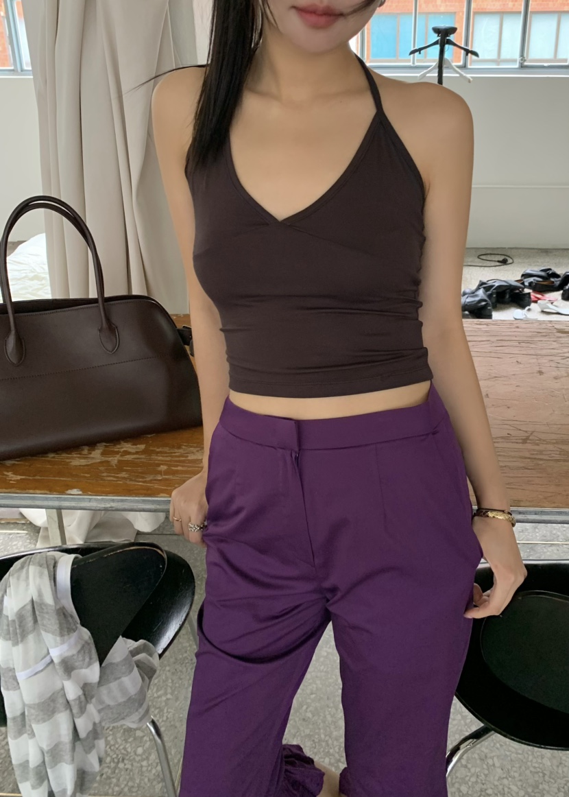 OUPPT韓國直郵女裝新品推薦熱賣休閑時尚26春夏職業吊帶背心OUPPT吊帶/背心圖色3