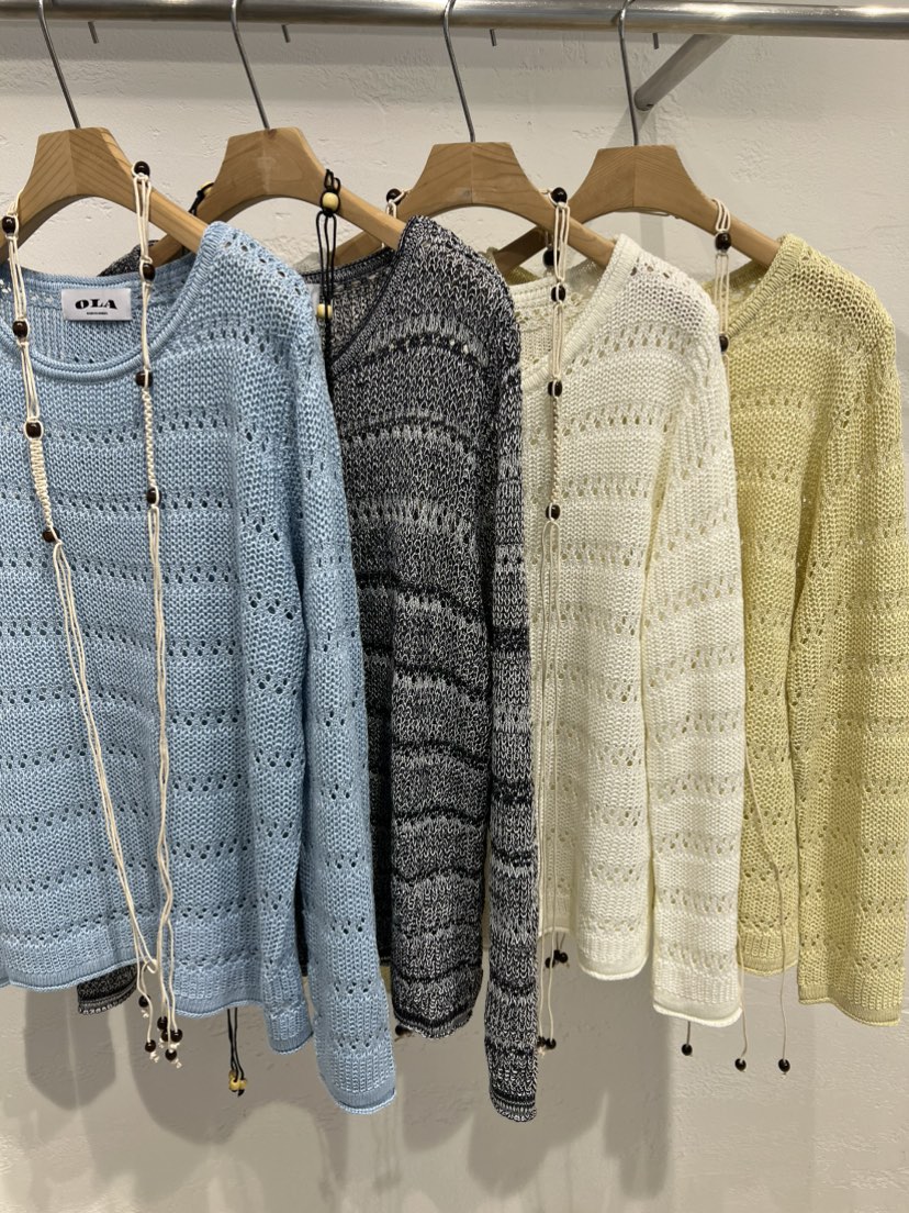 OLA韓國東大門直郵女士新品26春夏休閑時尚熱賣職業針織衫mellor/OLA針織衫