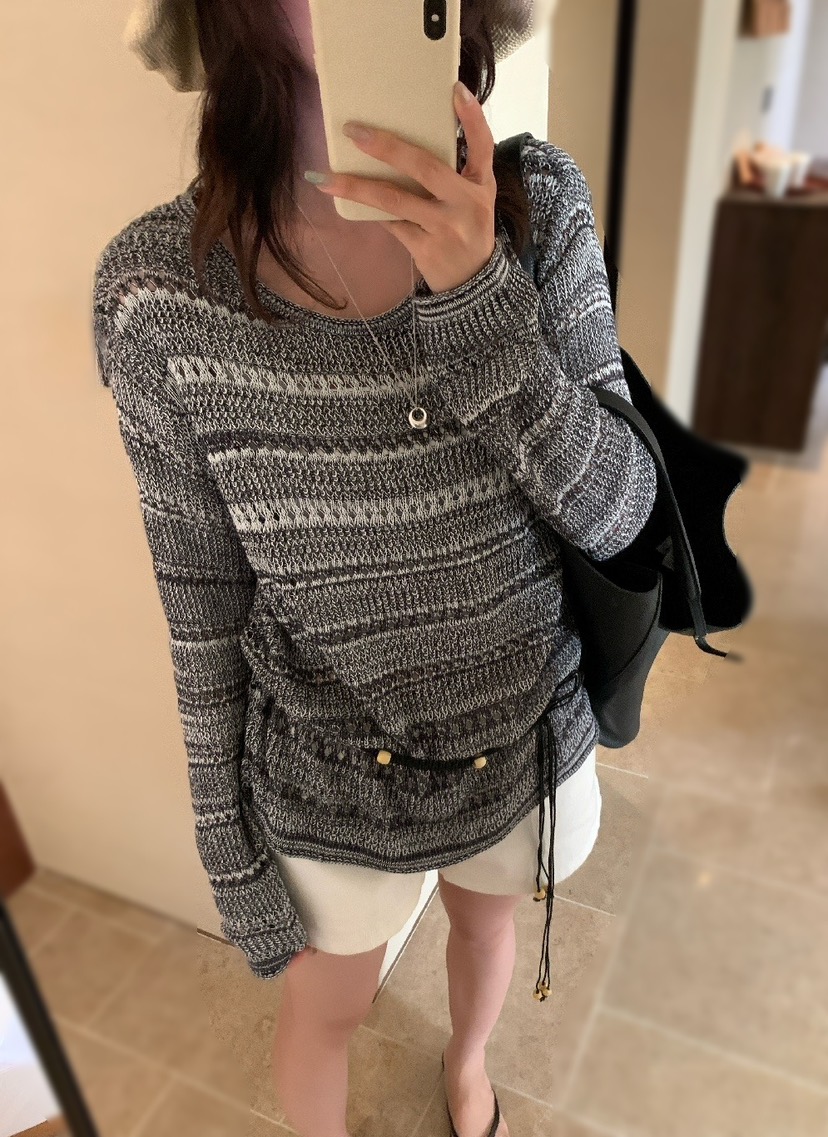 OLA韓國東大門直郵女士新品26春夏休閑時尚熱賣職業針織衫mellor/OLA針織衫