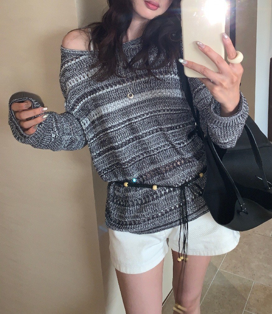 OLA韓國東大門直郵女士新品26春夏休閑時尚熱賣職業針織衫mellor/OLA針織衫