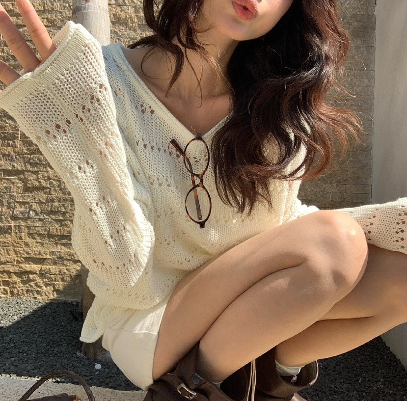 OLA韓國東大門直郵女士新品26春夏休閑時尚熱賣職業針織衫mellor/OLA針織衫