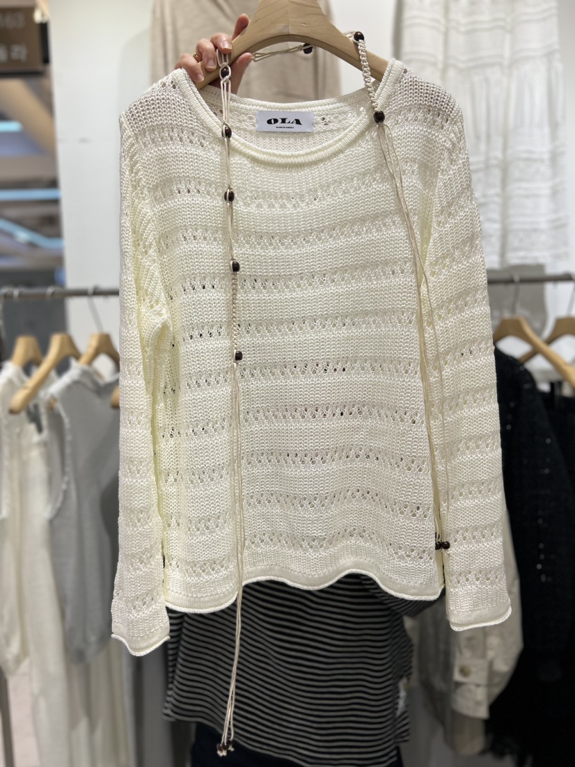 OLA韓國東大門直郵女士新品26春夏休閑時尚熱賣職業針織衫mellor/OLA針織衫圖色3