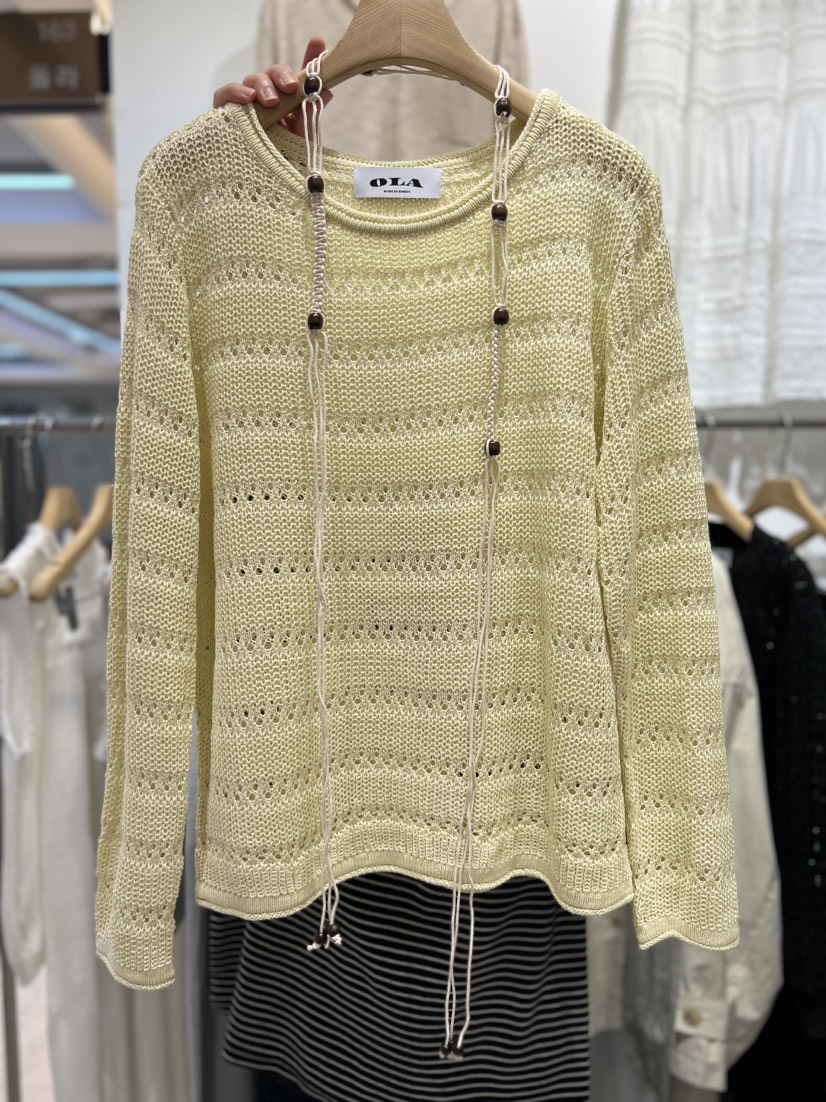 OLA韓國東大門直郵女士新品26春夏休閑時尚熱賣職業針織衫mellor/OLA針織衫圖色4