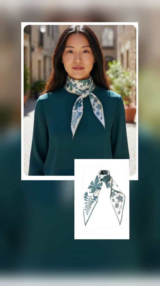 N3韓國直郵女裝新品休閑推薦時尚職業26春夏圍巾披肩絲綢N3圍巾/披肩