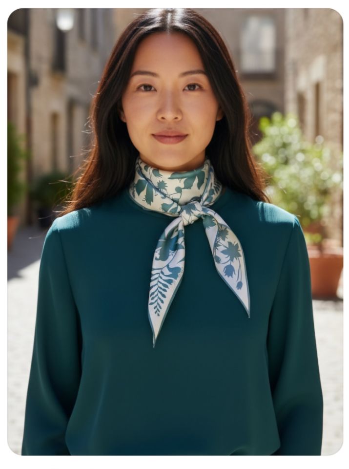 N3韓國直郵女裝新品休閑推薦時尚職業26春夏圍巾披肩絲綢N3圍巾/披肩