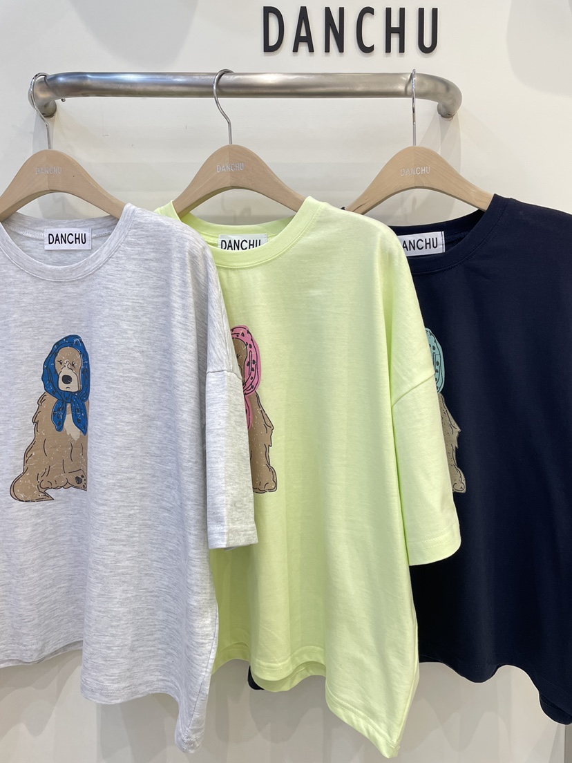 DANCHU韓國直郵女裝新款休閑時尚推薦熱賣26春夏職業人氣T恤DANCHUT恤