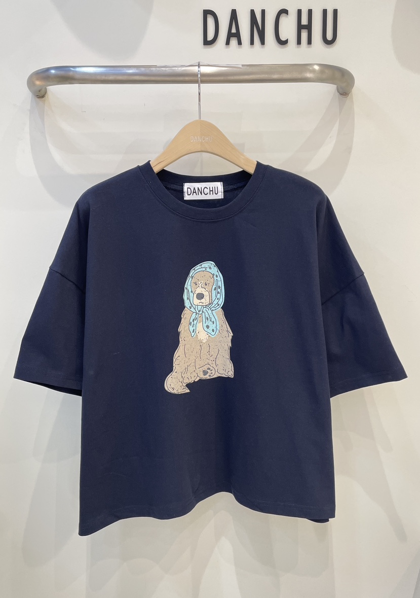 DANCHU韓國直郵女裝新款休閑時尚推薦熱賣26春夏職業人氣T恤DANCHUT恤圖色3