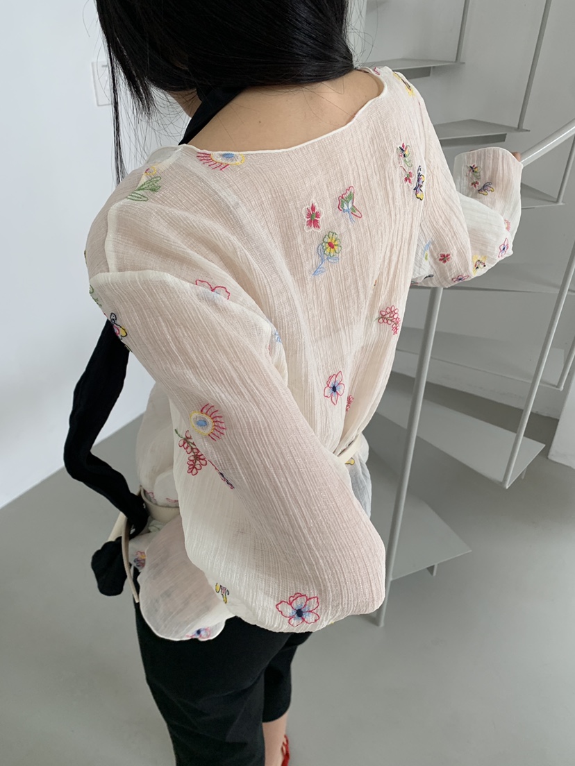 MURMUR韓國東大門代購女裝新款推薦職業休閑時尚襯衫蕾絲衫MURMUR襯衫/蕾絲衫