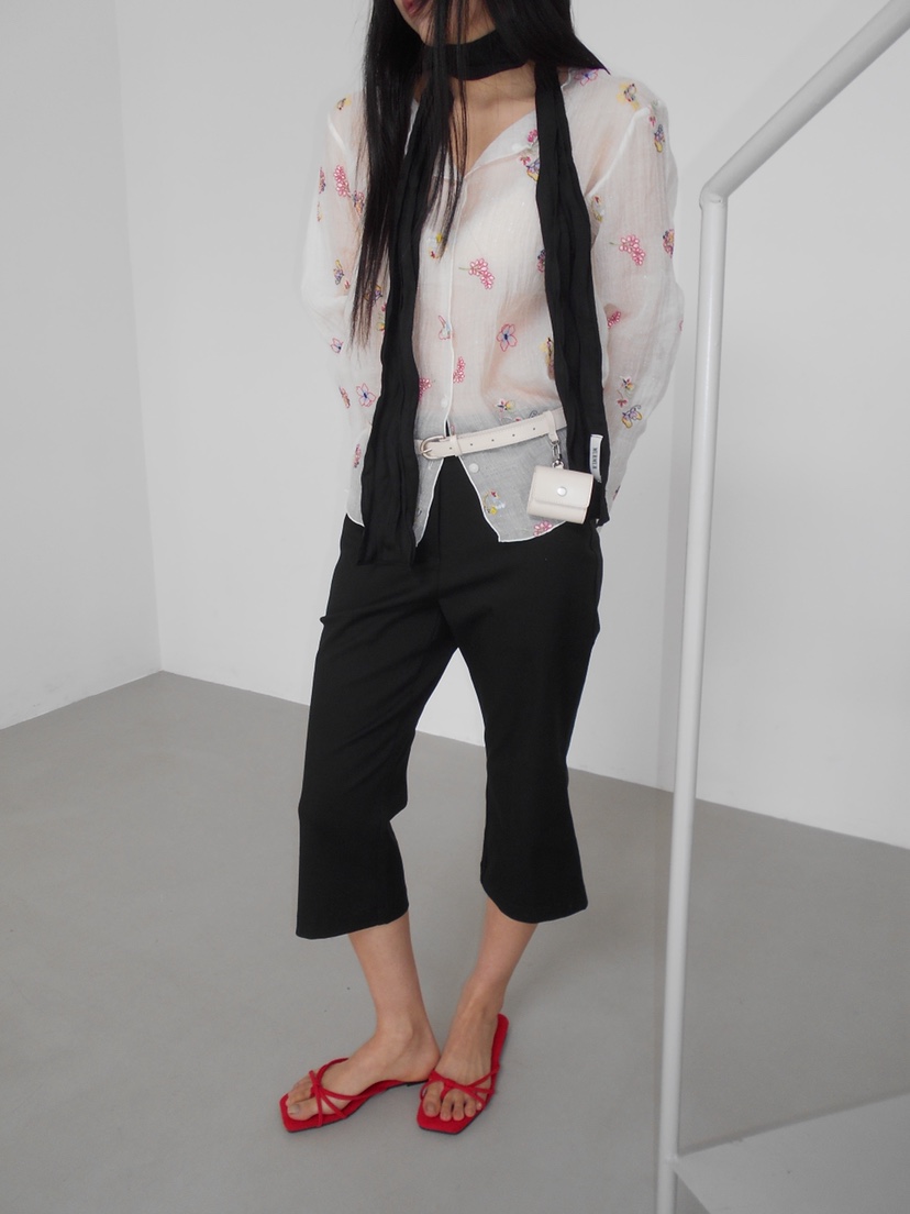 MURMUR韓國東大門代購女裝新款推薦職業休閑時尚襯衫蕾絲衫MURMUR襯衫/蕾絲衫