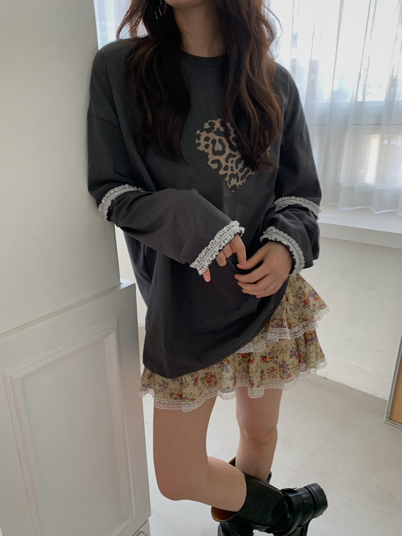 CAMEL-P韓國直郵女士新品休閑長袖T恤Came_l 家長袖T恤