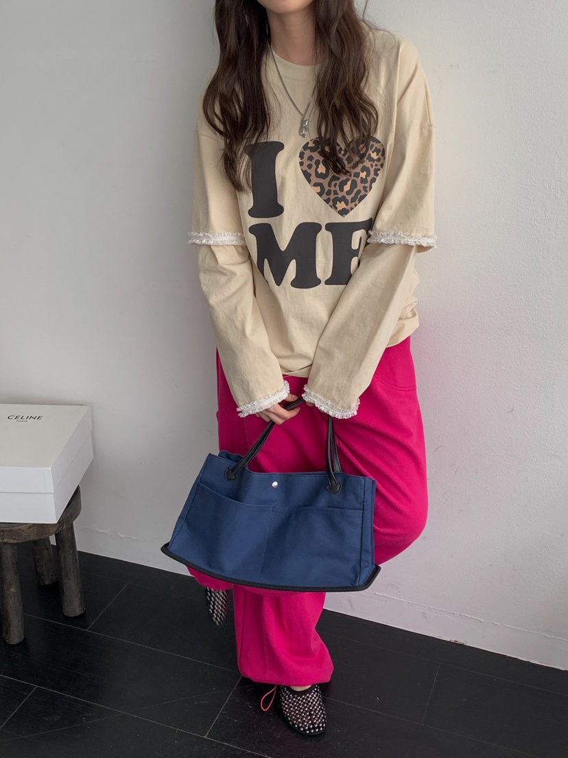 CAMEL-P韓國直郵女士新品休閑長袖T恤Came_l 家長袖T恤