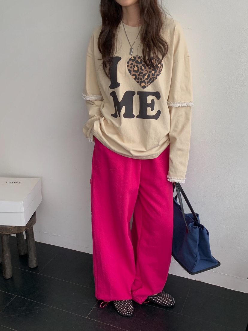 CAMEL-P韓國直郵女士新品休閑長袖T恤Came_l 家長袖T恤