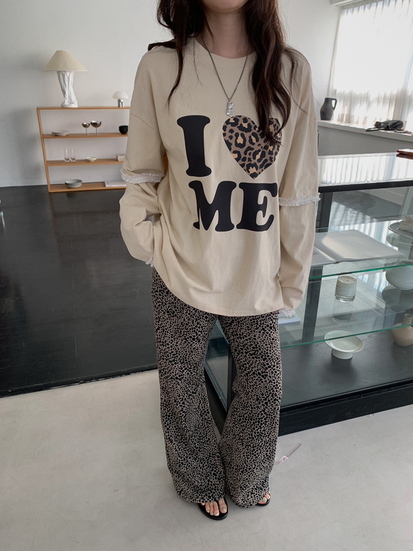 CAMEL-P韓國直郵女士新品休閑長袖T恤Came_l 家長袖T恤